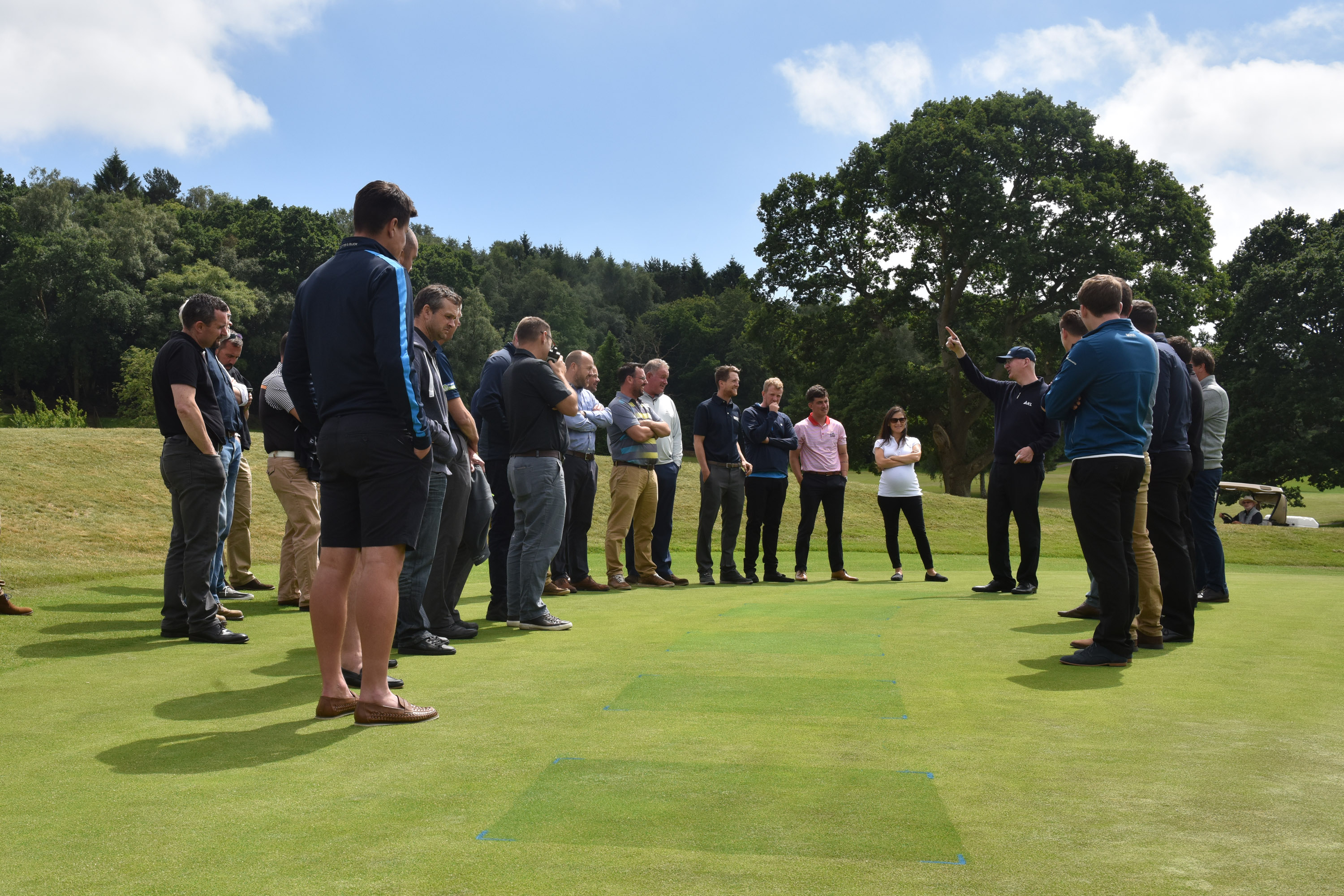 Henry Bechelet Ryder trial demo at Turf Science Lite 2018 - Old Thorns Liphook 4mr