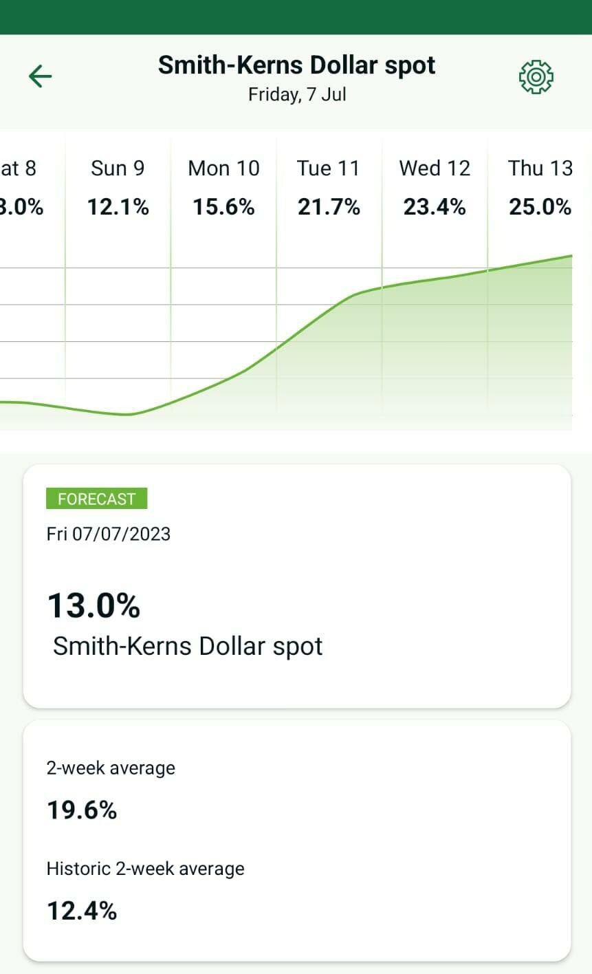 Dollar Spot Threat - Golf Clubs